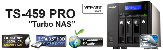 QNAP TS-459 PRO - Nye standarter!